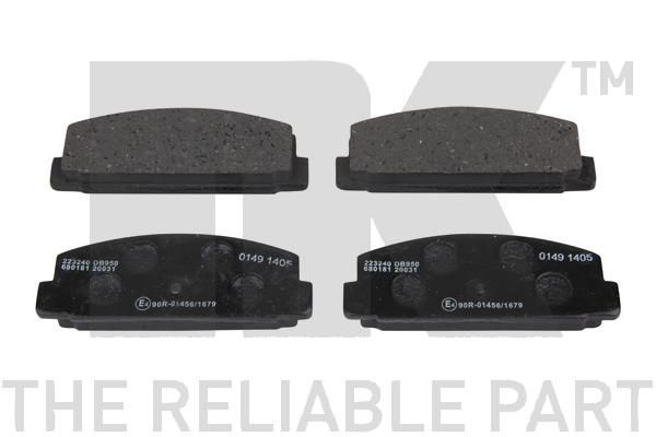 Stabdžių trinkelių rinkinys, diskinis stabdys NK 223240