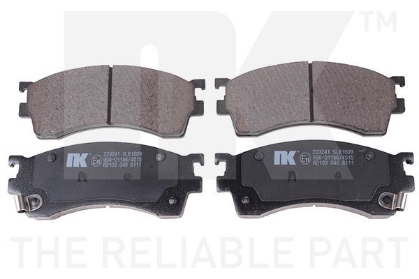 Stabdžių trinkelių rinkinys, diskinis stabdys NK 223241