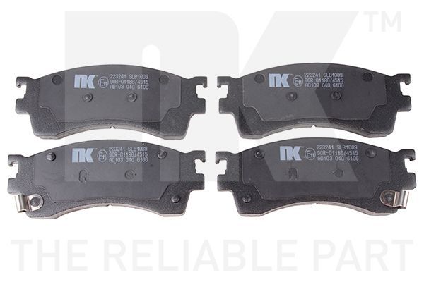 Stabdžių trinkelių rinkinys, diskinis stabdys NK 223241