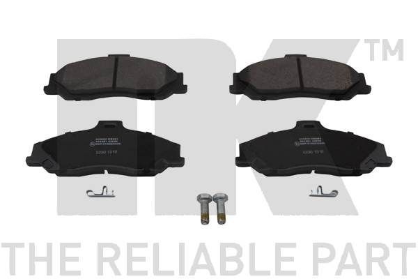 Stabdžių trinkelių rinkinys, diskinis stabdys NK 223250