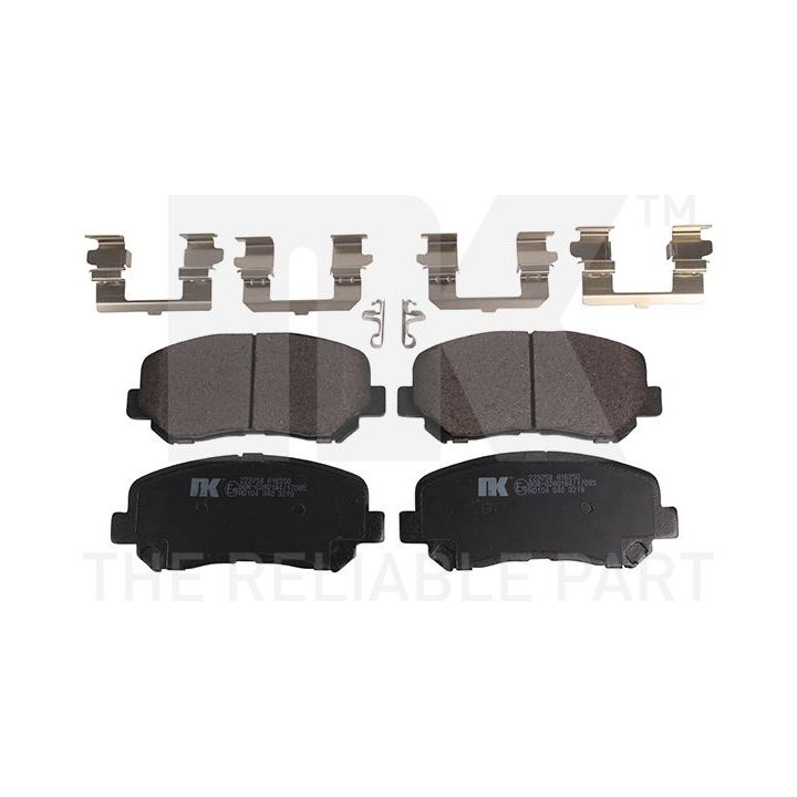 Stabdžių trinkelių rinkinys, diskinis stabdys NK 223258