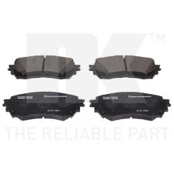 Stabdžių trinkelių rinkinys, diskinis stabdys NK 223260