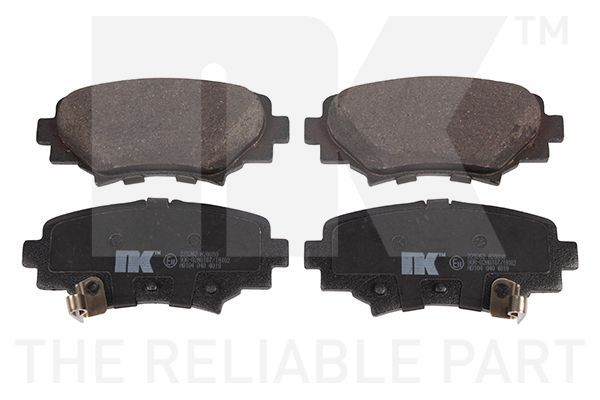 Stabdžių trinkelių rinkinys, diskinis stabdys NK 223262