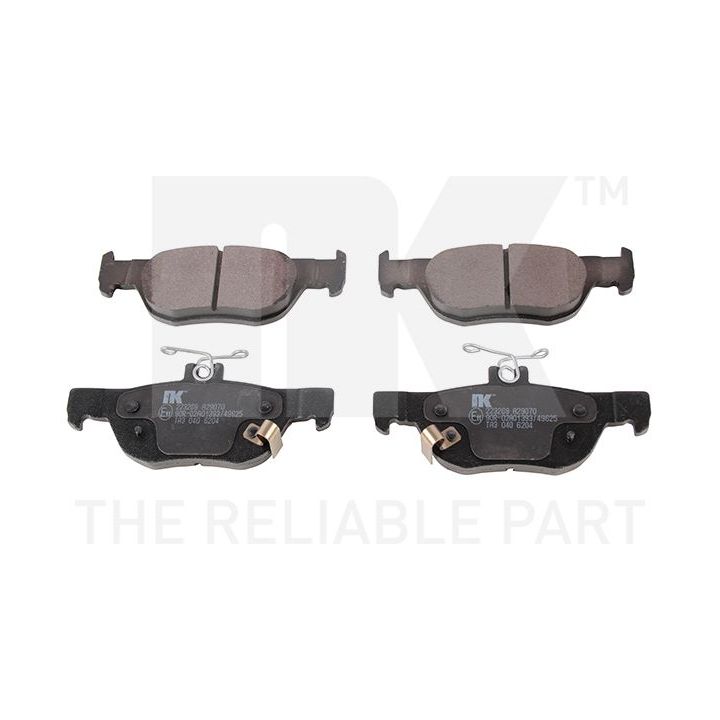 Stabdžių trinkelių rinkinys, diskinis stabdys NK 223269