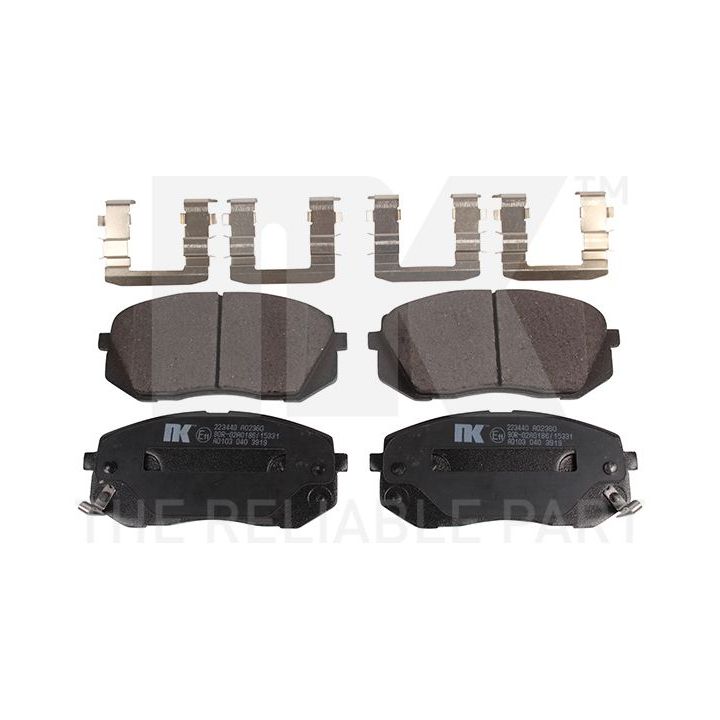 Stabdžių trinkelių rinkinys, diskinis stabdys NK 223440