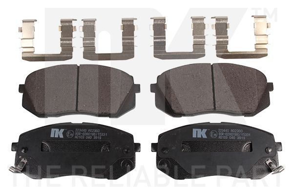 Stabdžių trinkelių rinkinys, diskinis stabdys NK 223440