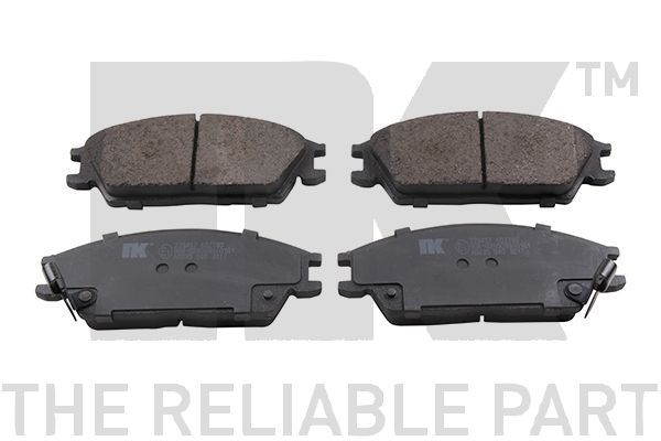 Stabdžių trinkelių rinkinys, diskinis stabdys NK 223457