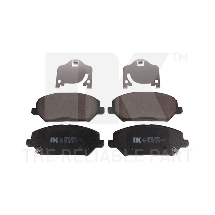 Stabdžių trinkelių rinkinys, diskinis stabdys NK 223462