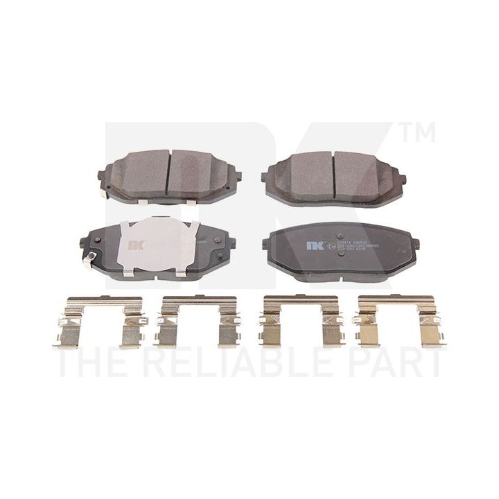 Stabdžių trinkelių rinkinys, diskinis stabdys NK 223474