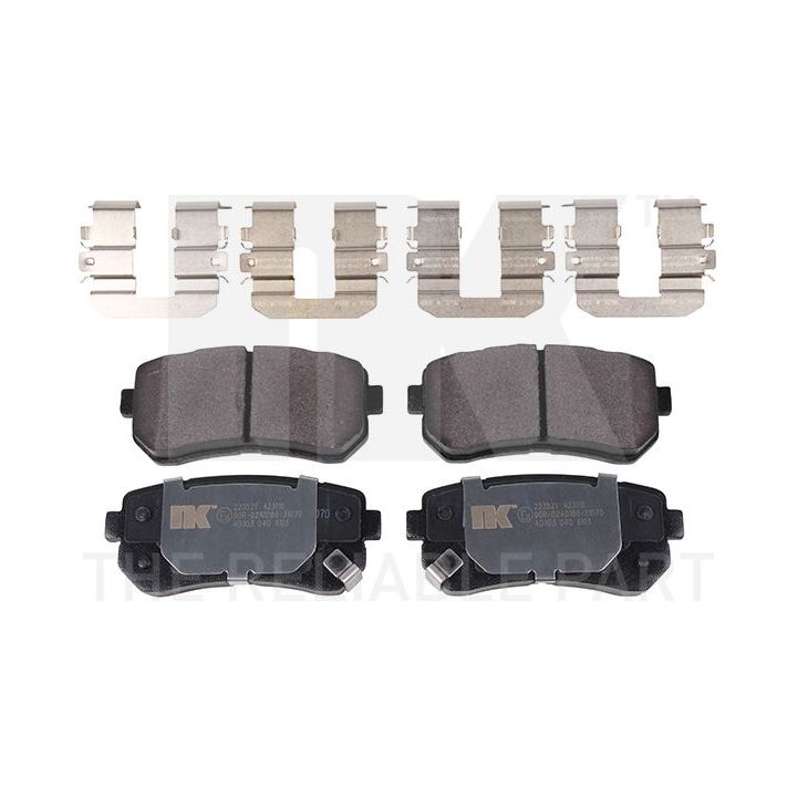 Stabdžių trinkelių rinkinys, diskinis stabdys NK 223521