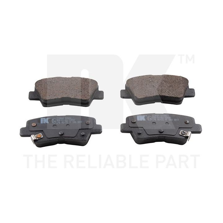 Stabdžių trinkelių rinkinys, diskinis stabdys NK 223531