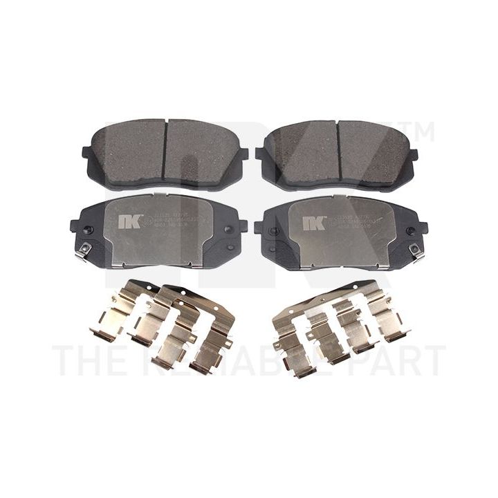 Stabdžių trinkelių rinkinys, diskinis stabdys NK 223535