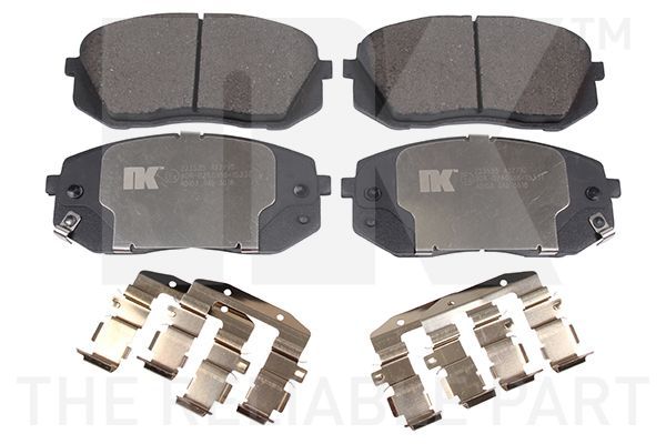 Stabdžių trinkelių rinkinys, diskinis stabdys NK 223535