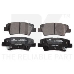 Stabdžių trinkelių rinkinys, diskinis stabdys NK 223536