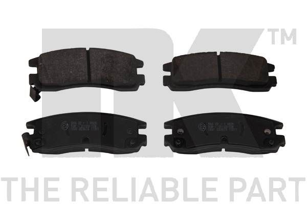 Stabdžių trinkelių rinkinys, diskinis stabdys NK 223616