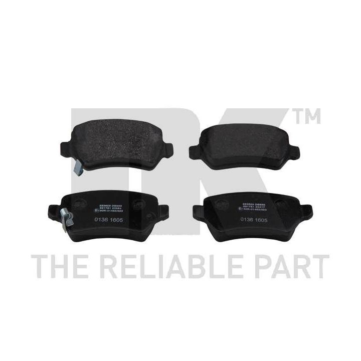 Stabdžių trinkelių rinkinys, diskinis stabdys NK 223625