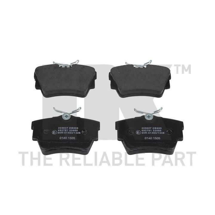 Stabdžių trinkelių rinkinys, diskinis stabdys NK 223627