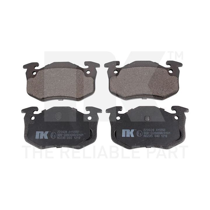 Stabdžių trinkelių rinkinys, diskinis stabdys NK 223928