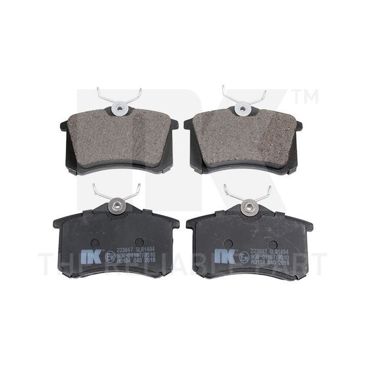 Stabdžių trinkelių rinkinys, diskinis stabdys NK 223947