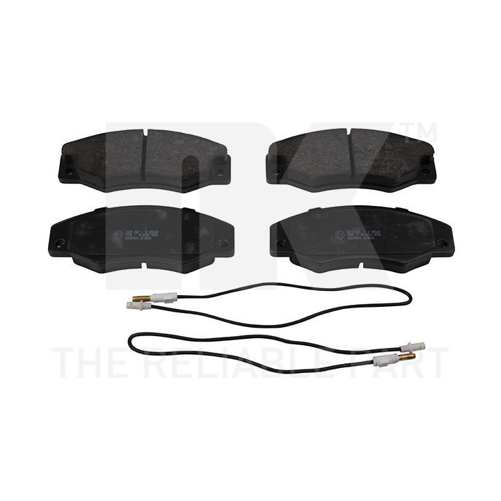 Stabdžių trinkelių rinkinys, diskinis stabdys NK 223950