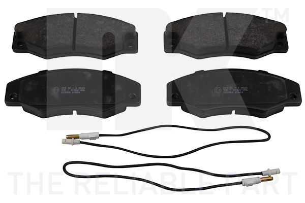 Stabdžių trinkelių rinkinys, diskinis stabdys NK 223950