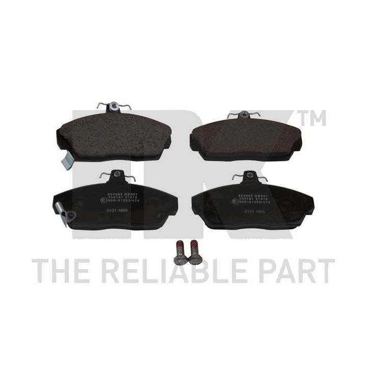 Stabdžių trinkelių rinkinys, diskinis stabdys NK 224009