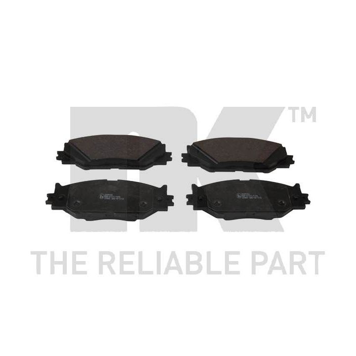 Stabdžių trinkelių rinkinys, diskinis stabdys NK 2245102