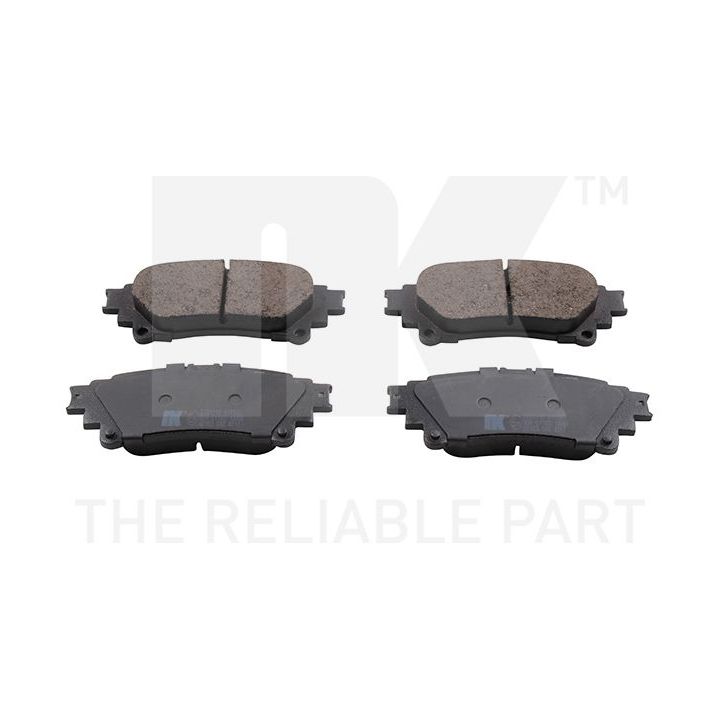 Stabdžių trinkelių rinkinys, diskinis stabdys NK 2245110