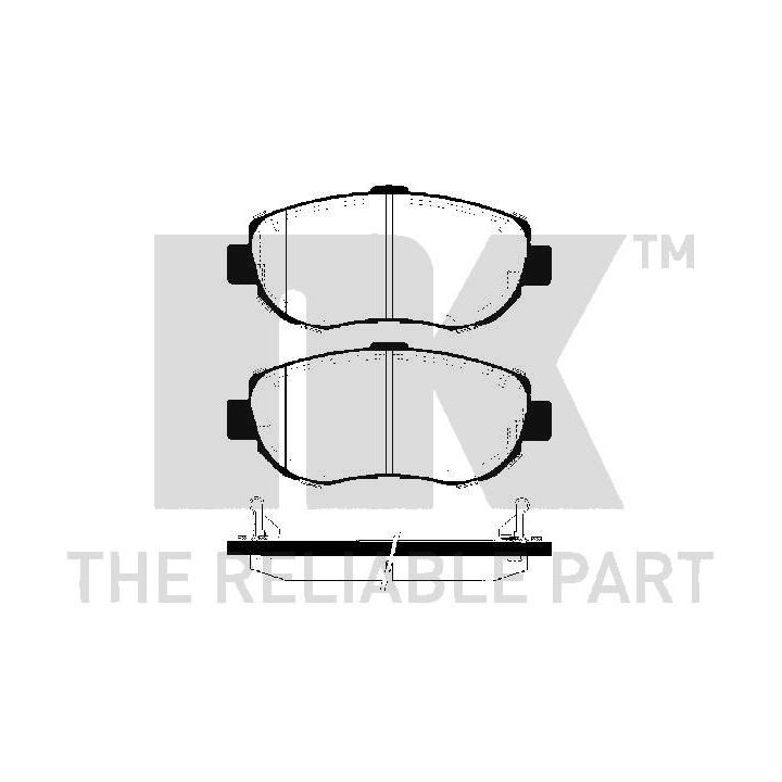 Stabdžių trinkelių rinkinys, diskinis stabdys NK 224543