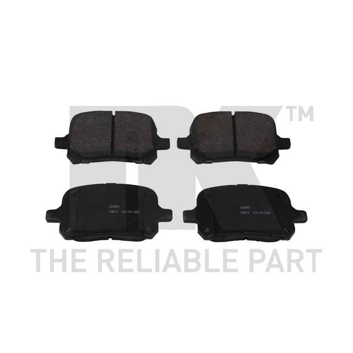 Stabdžių trinkelių rinkinys, diskinis stabdys NK 224550