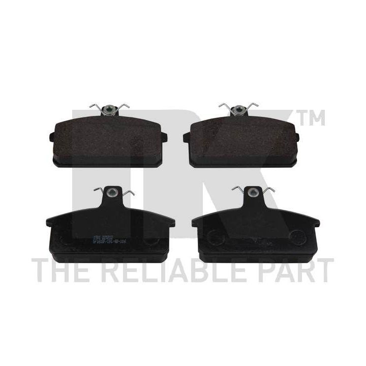 Stabdžių trinkelių rinkinys, diskinis stabdys NK 225212