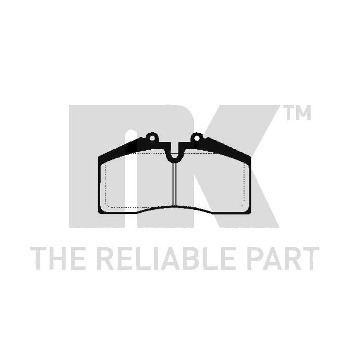 Stabdžių trinkelių rinkinys, diskinis stabdys NK 225602