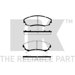 Stabdžių trinkelių rinkinys, diskinis stabdys NK 229207