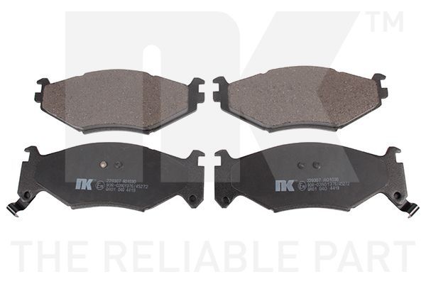 Stabdžių trinkelių rinkinys, diskinis stabdys NK 229307