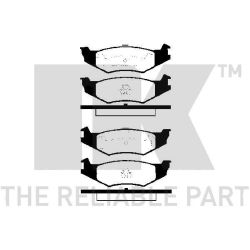 Stabdžių trinkelių rinkinys, diskinis stabdys NK 229315
