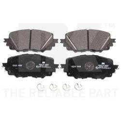 Stabdžių trinkelių rinkinys, diskinis stabdys NK 2299102