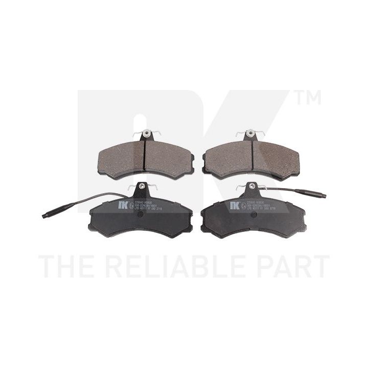 Stabdžių trinkelių rinkinys, diskinis stabdys NK 229940