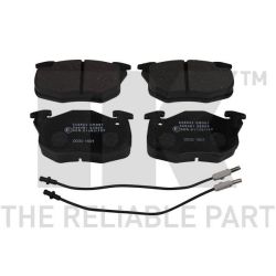 Stabdžių trinkelių rinkinys, diskinis stabdys NK 229953