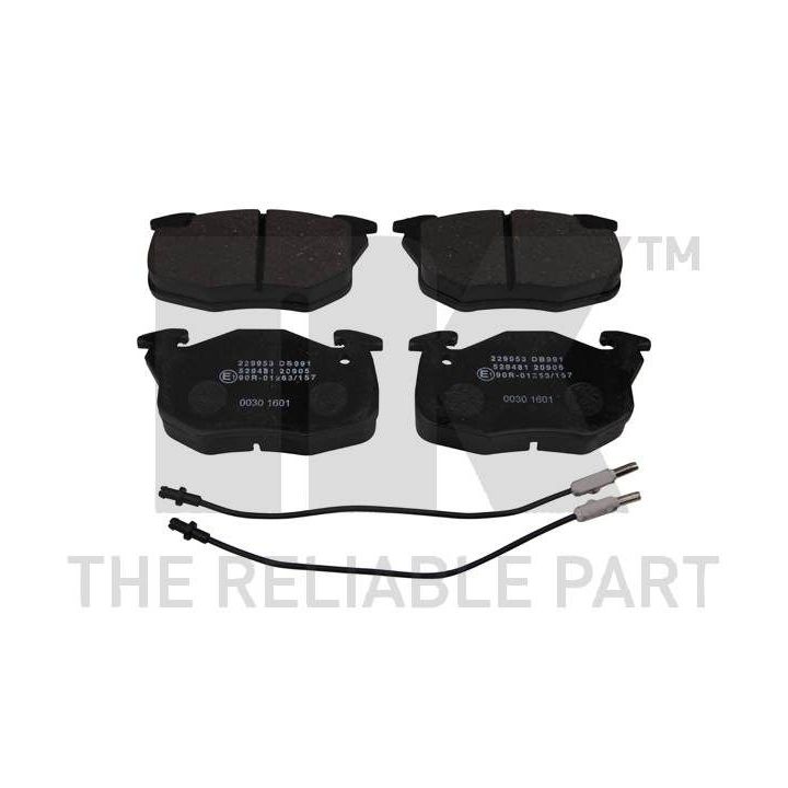 Stabdžių trinkelių rinkinys, diskinis stabdys NK 229953