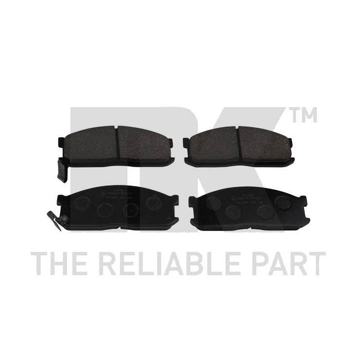 Stabdžių trinkelių rinkinys, diskinis stabdys NK 229961