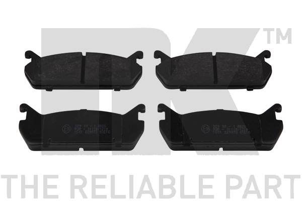 Stabdžių trinkelių rinkinys, diskinis stabdys NK 229973