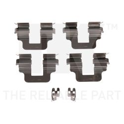 Priedų komplektas, diskinių stabdžių trinkelės NK 7910245