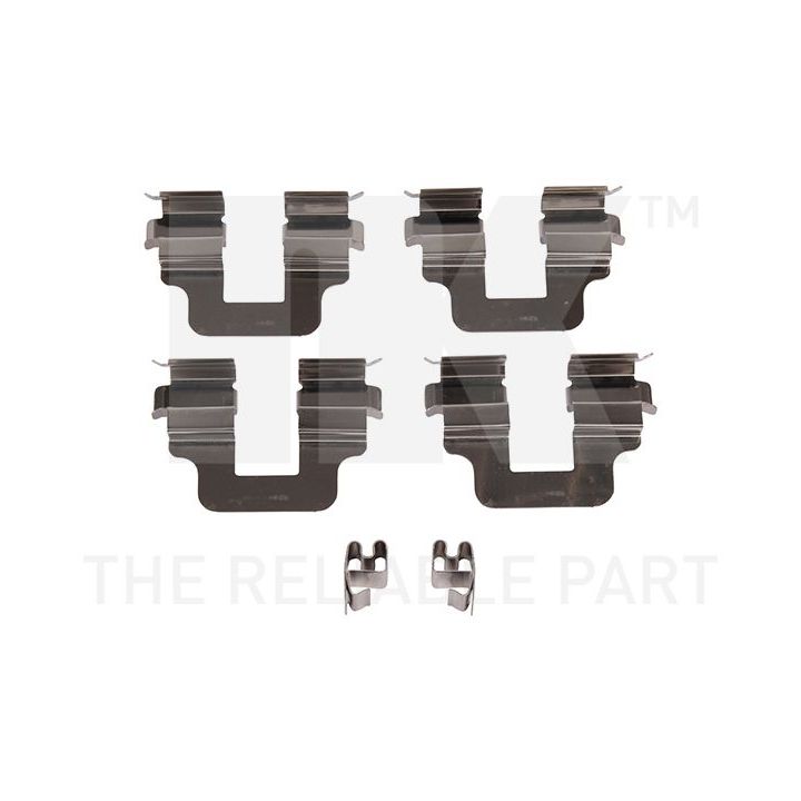 Priedų komplektas, diskinių stabdžių trinkelės NK 7910245