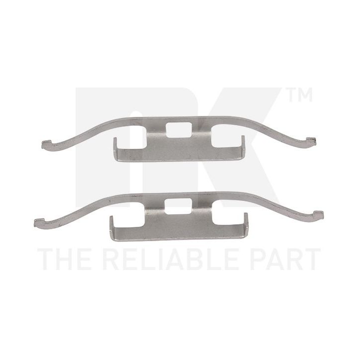 Priedų komplektas, diskinių stabdžių trinkelės NK 7915097