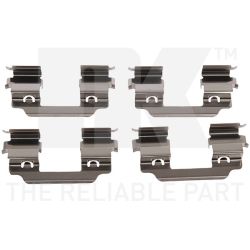 Priedų komplektas, diskinių stabdžių trinkelės NK 7915648