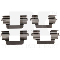 Priedų komplektas, diskinių stabdžių trinkelės NK 7919230