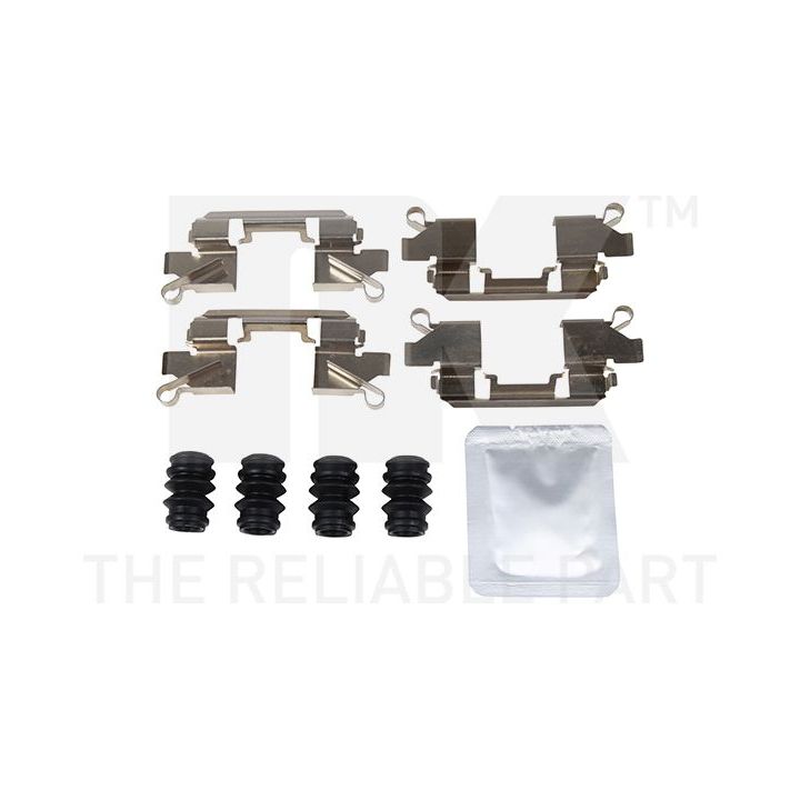 Priedų komplektas, diskinių stabdžių trinkelės NK 7922105