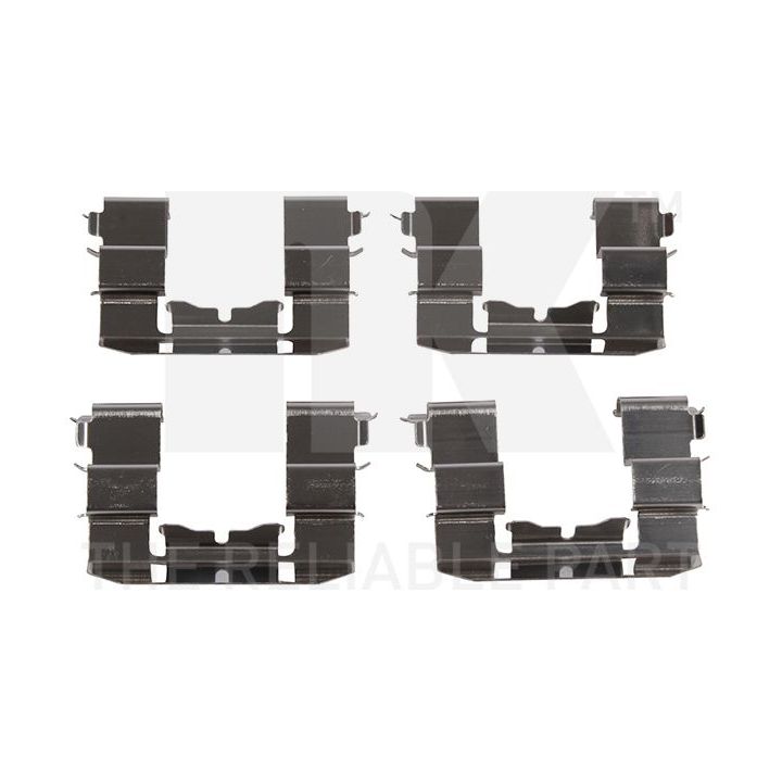 Priedų komplektas, diskinių stabdžių trinkelės NK 7922184