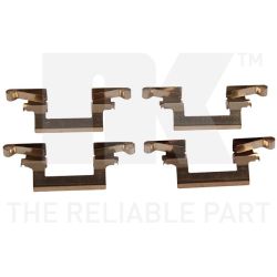 Priedų komplektas, diskinių stabdžių trinkelės NK 7922614