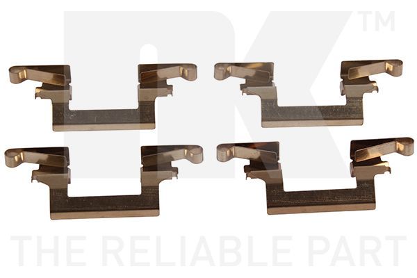 Priedų komplektas, diskinių stabdžių trinkelės NK 7922614